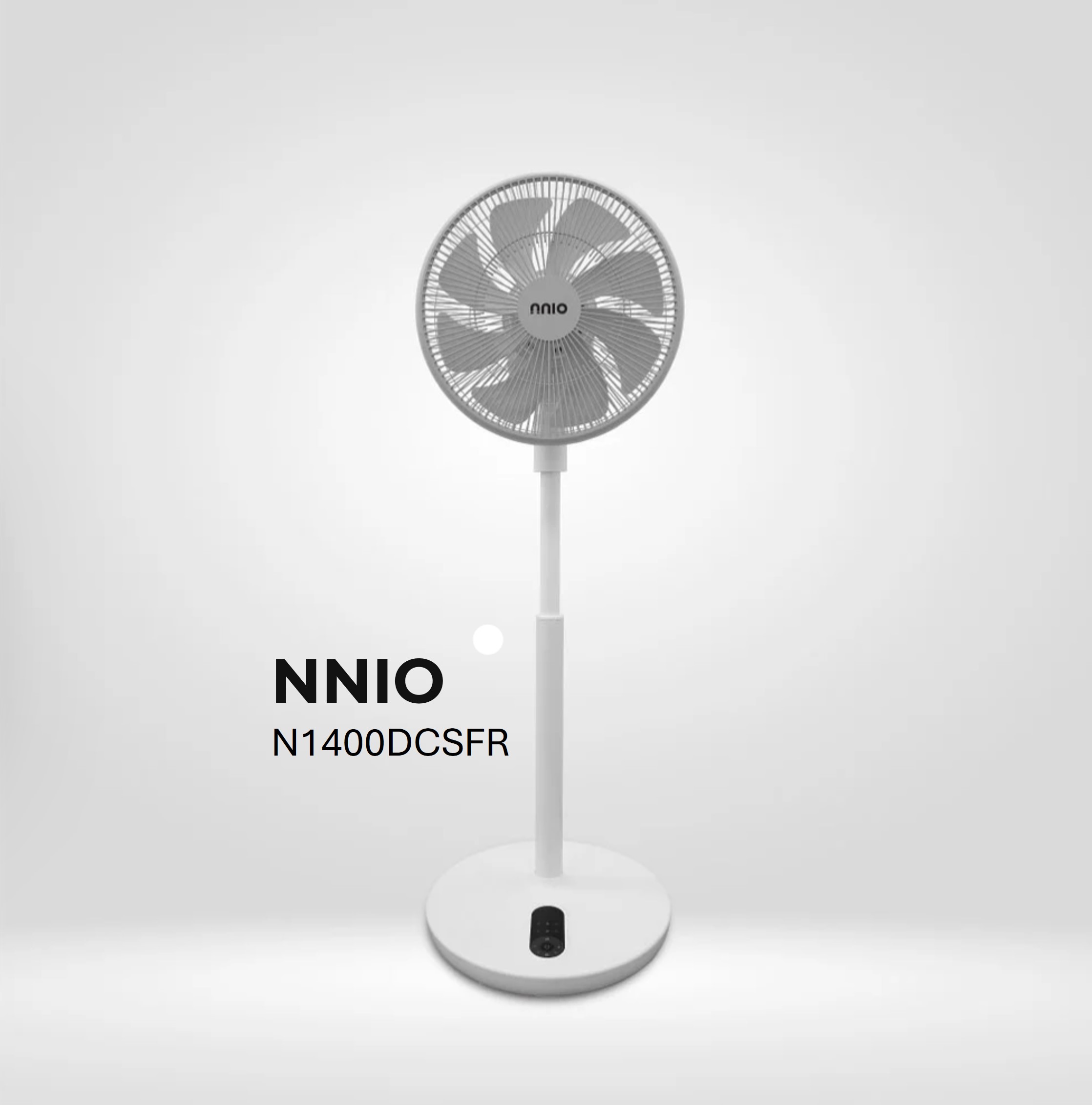 14'' BLDC Motor 3D Osc Air Circulator with Remote Control, Height Adjustable (N1400DCSFR)