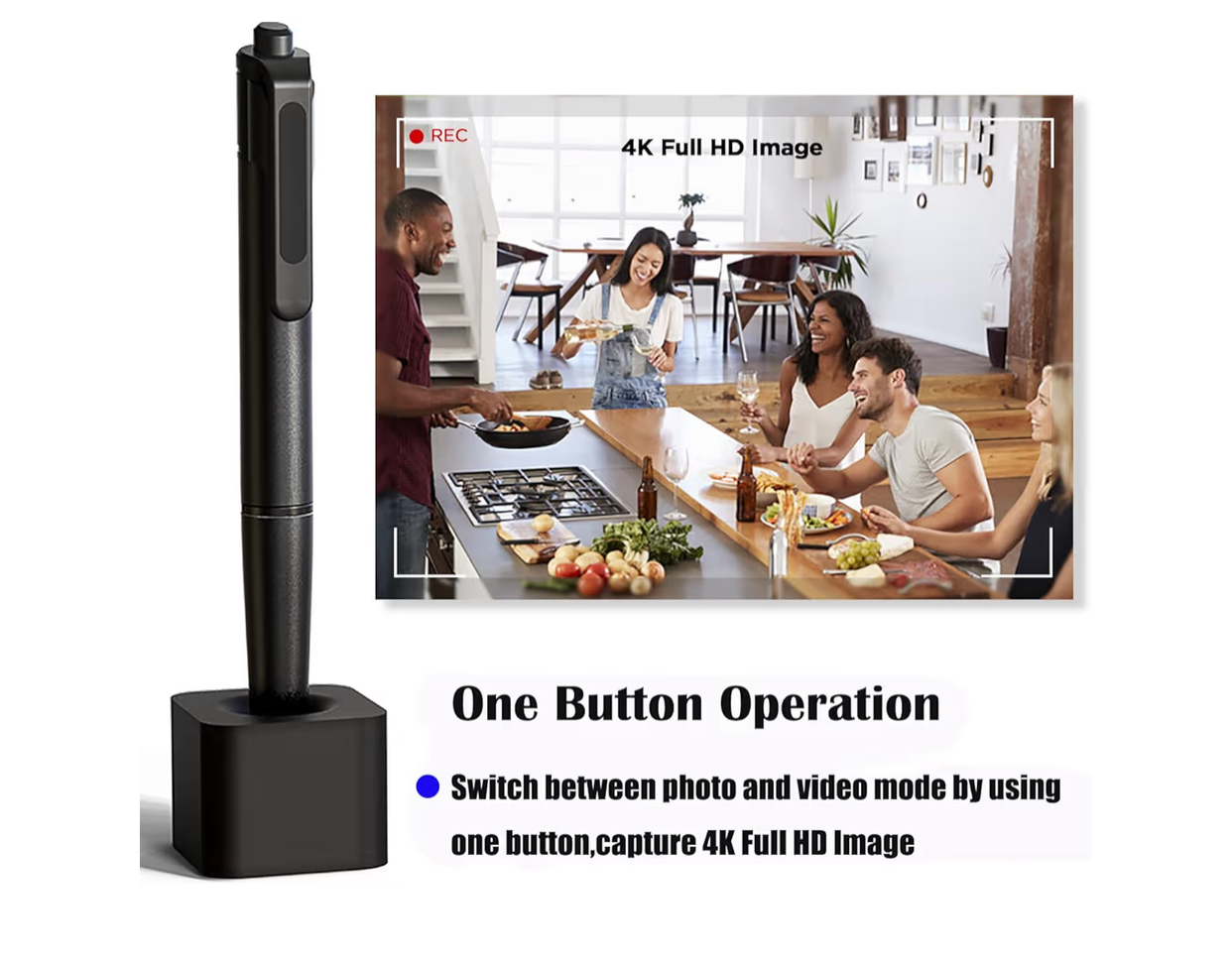 4K 圓珠筆型針孔攝影機