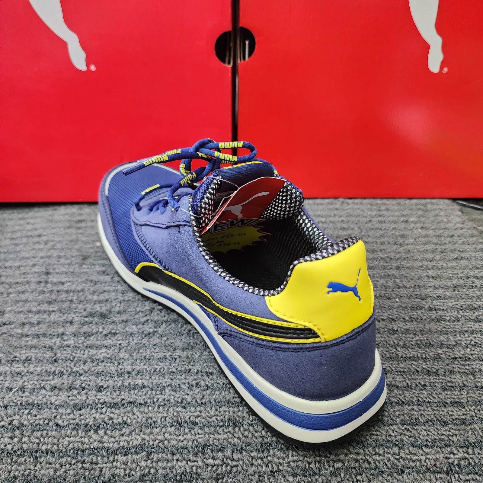 PUMA Safety 64.471.0 Rider Blue Low Cut Electrical Hazard EH Lace 644710 