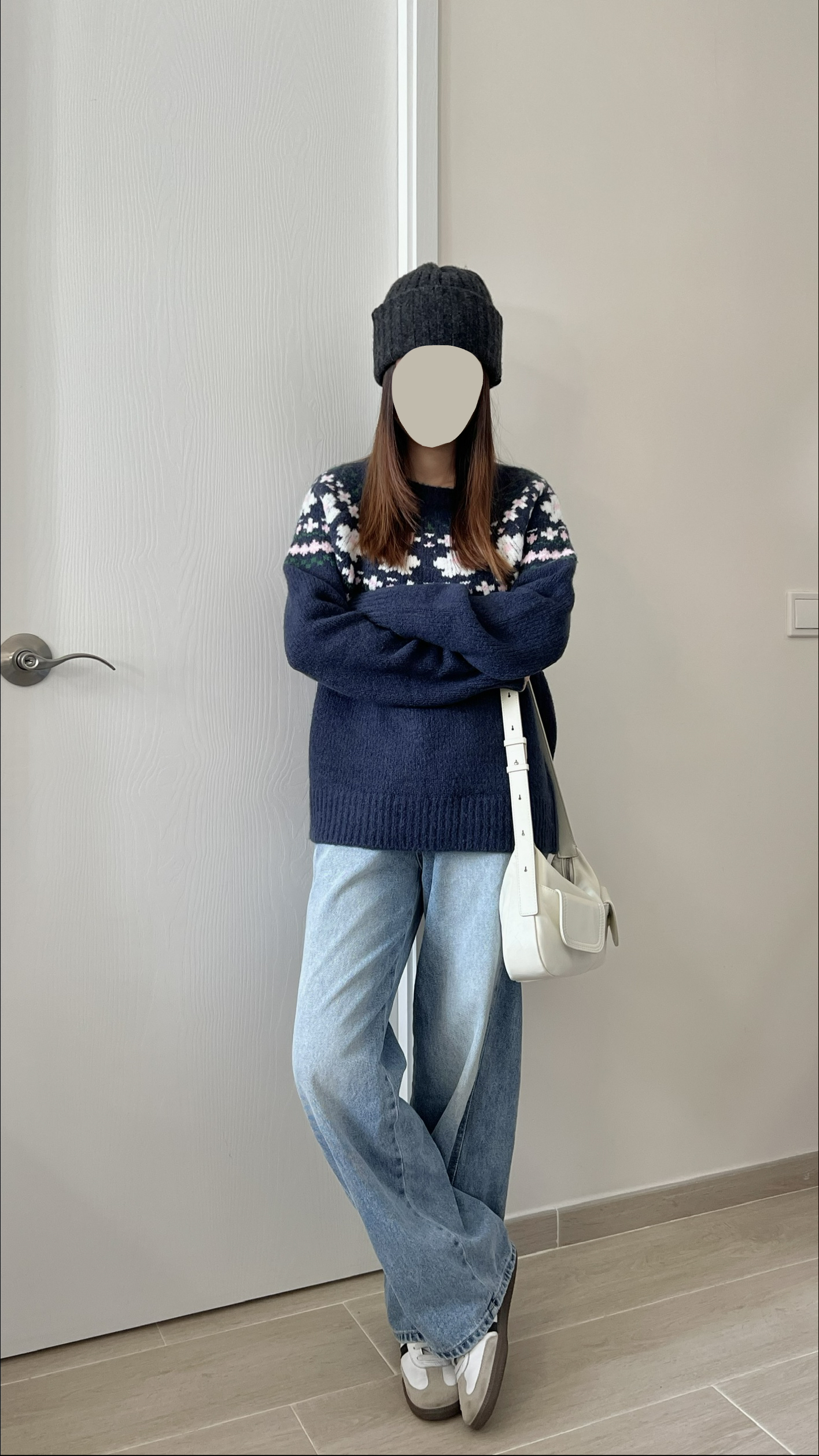 氛圍感圖騰冷衫 現貨