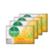 Dettol Bar Soap 100g x 3+1 Fresh