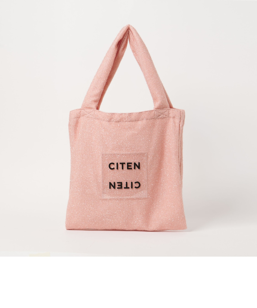 日本直送CITEN Sparkling Clear Logo Tote Bag
