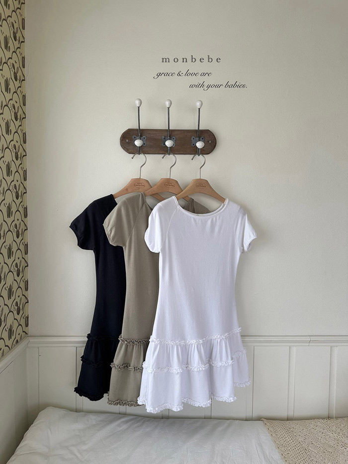 🇰🇷Monbebe包屁/裙 black親子