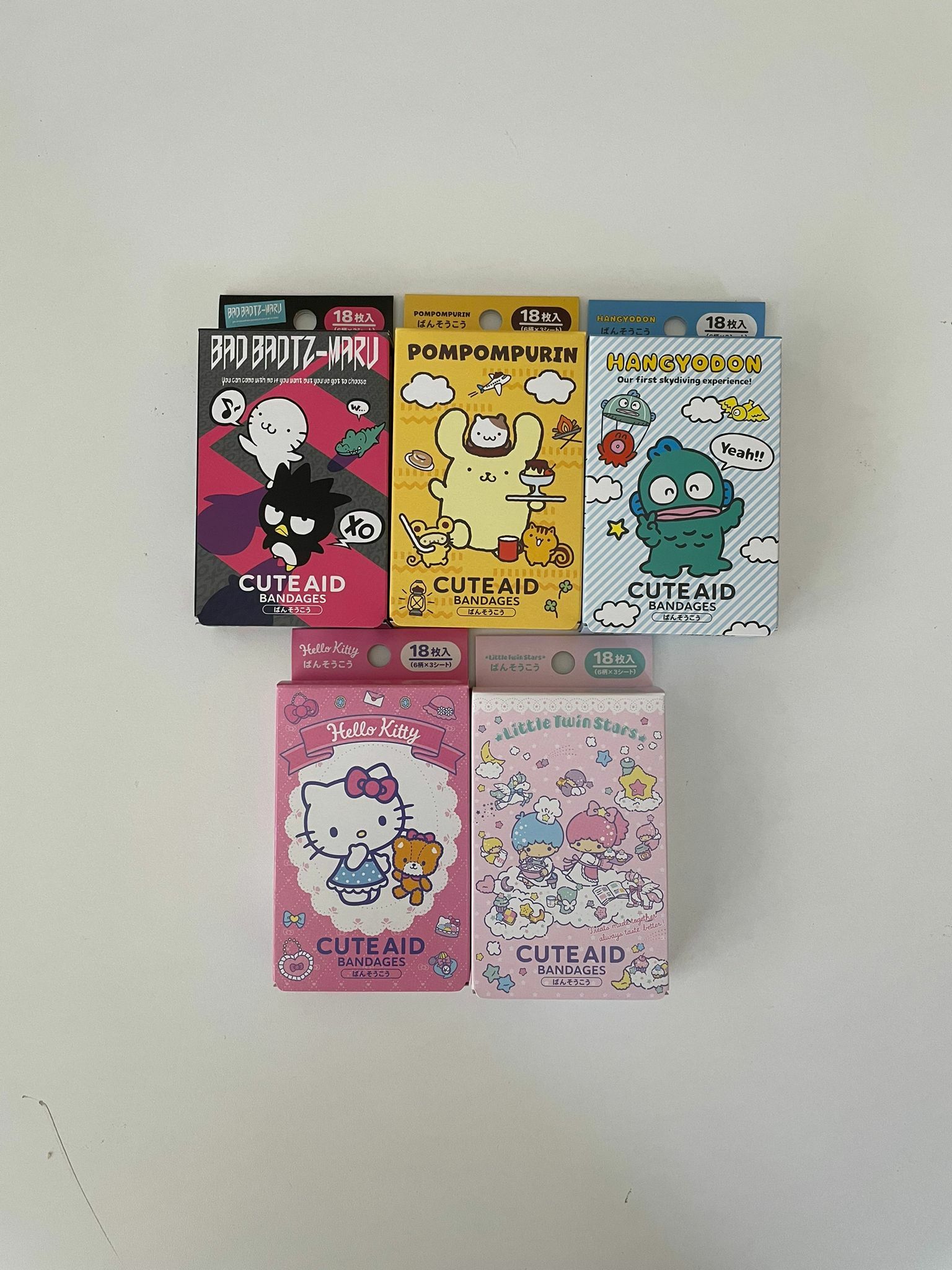 日本製造 Cute cute Sanrio 膠布 -1盒 現貨