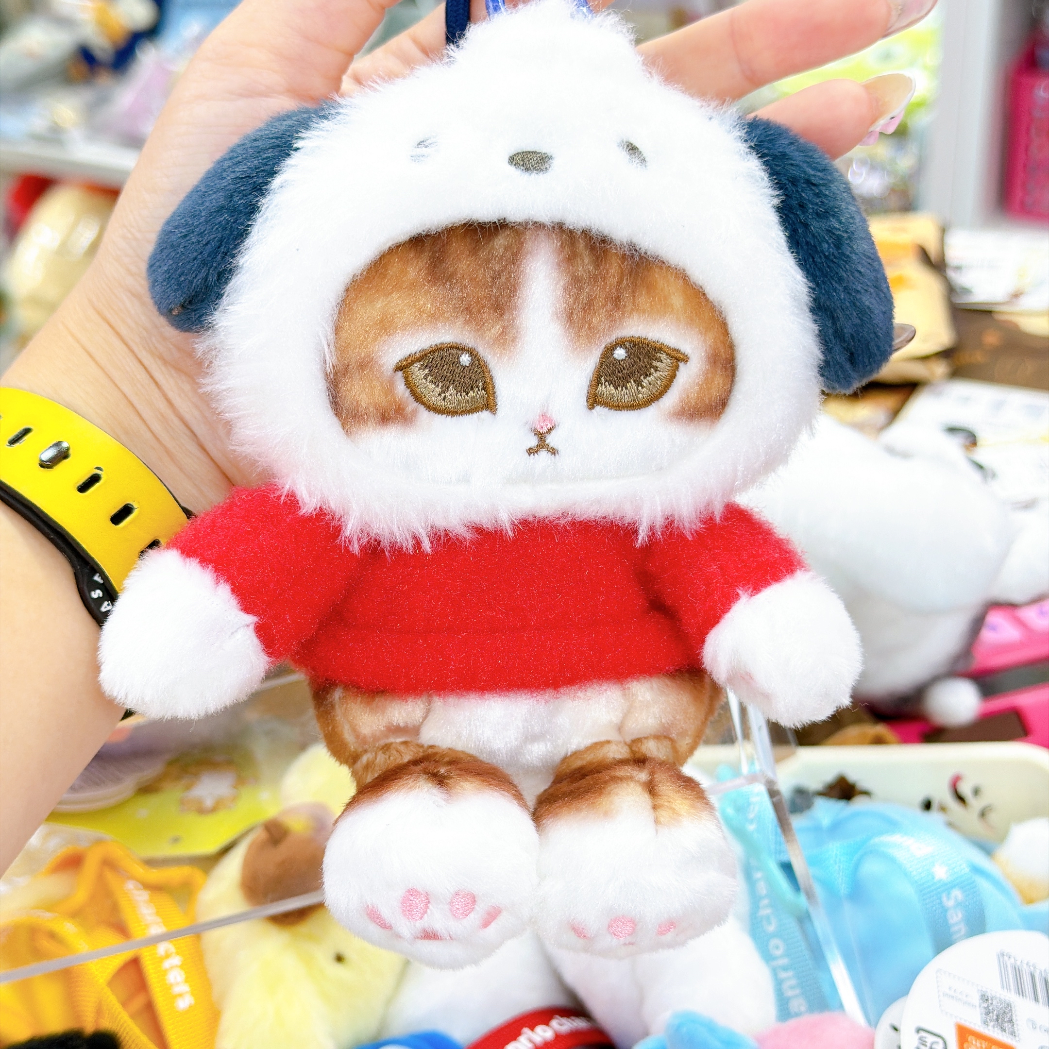 日本直送Sanrio mofusand 合作系列新款公仔掛飾