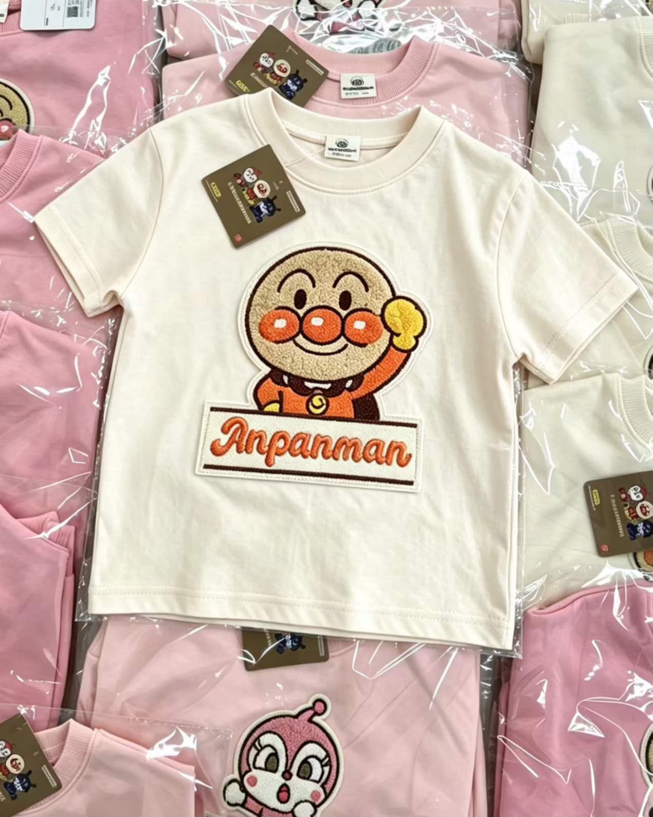 麵包超人刺繡Tee
