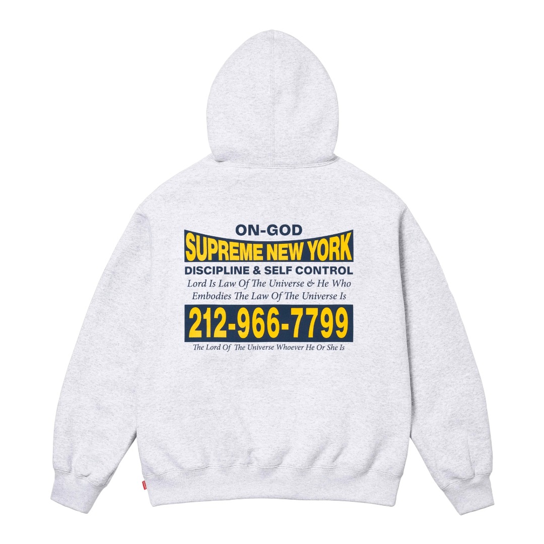 Supreme On God Hooded Sweatshirt