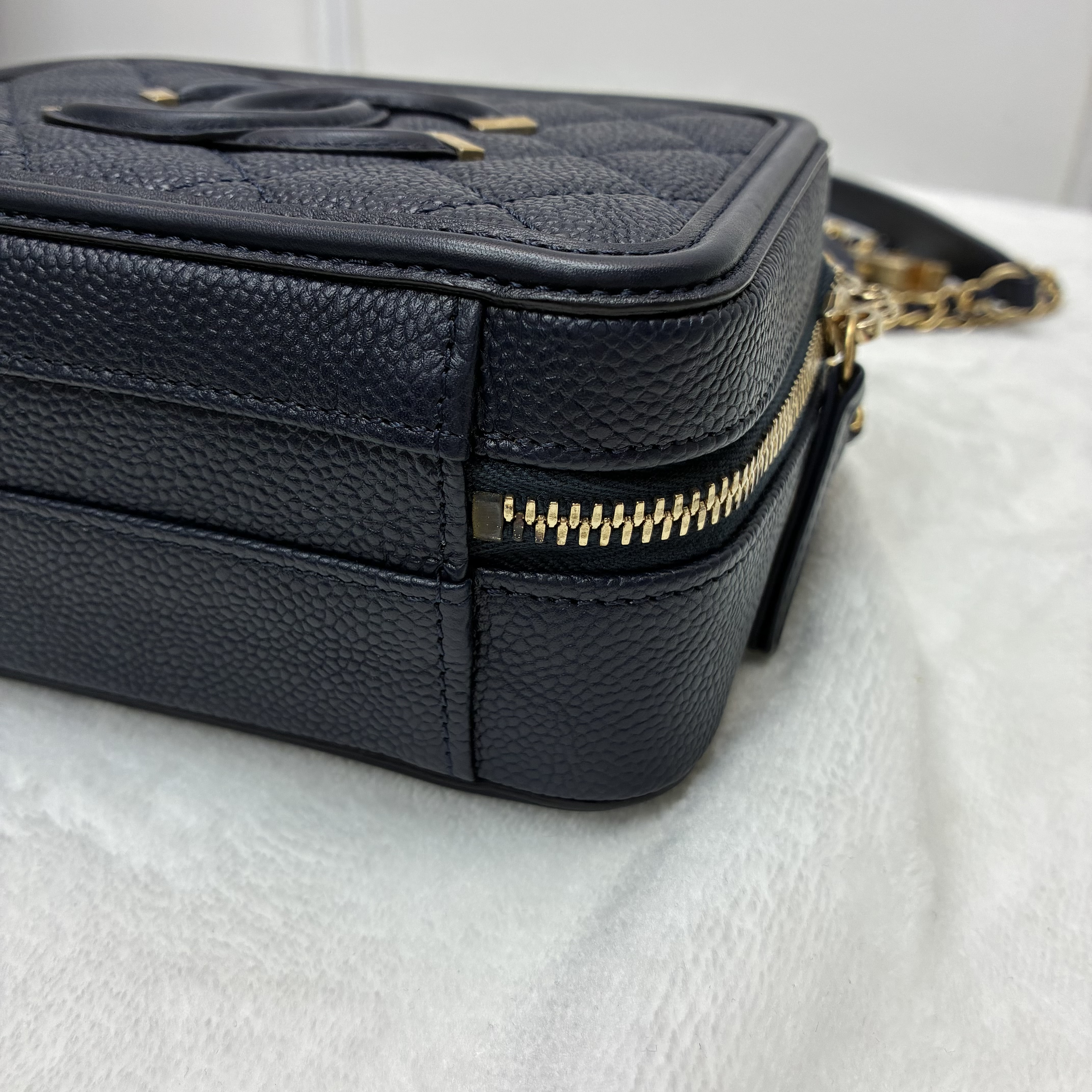 Chanel 相機包海軍藍