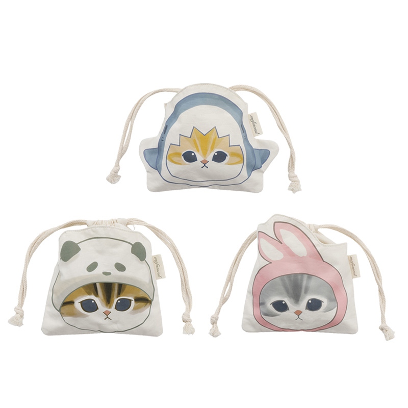 🌸 【預訂】mofusand 索繩袋 - mofusand 5/6新品