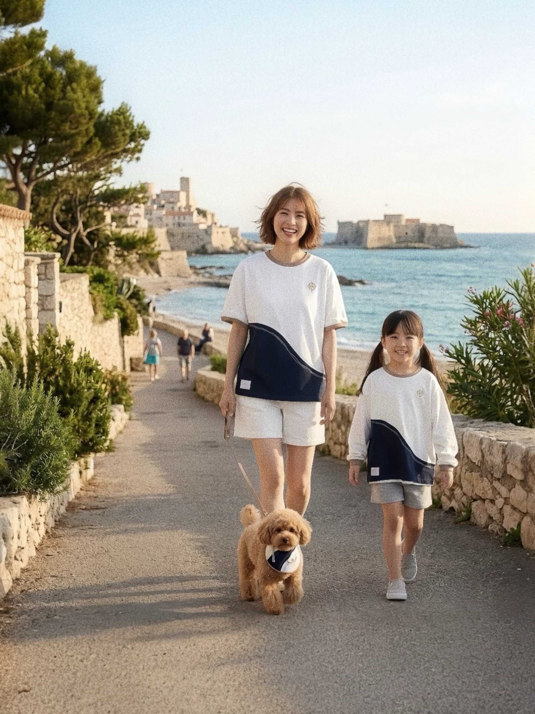 MOMOJI Antibes (2-French Riviera Blue) | Pet Neckwear