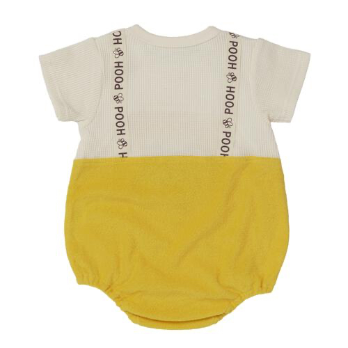 🇯🇵預訂 日本直送🇯🇵Winnie the pooh小熊維尼刺繡貼花吊帶短袖包屁衣