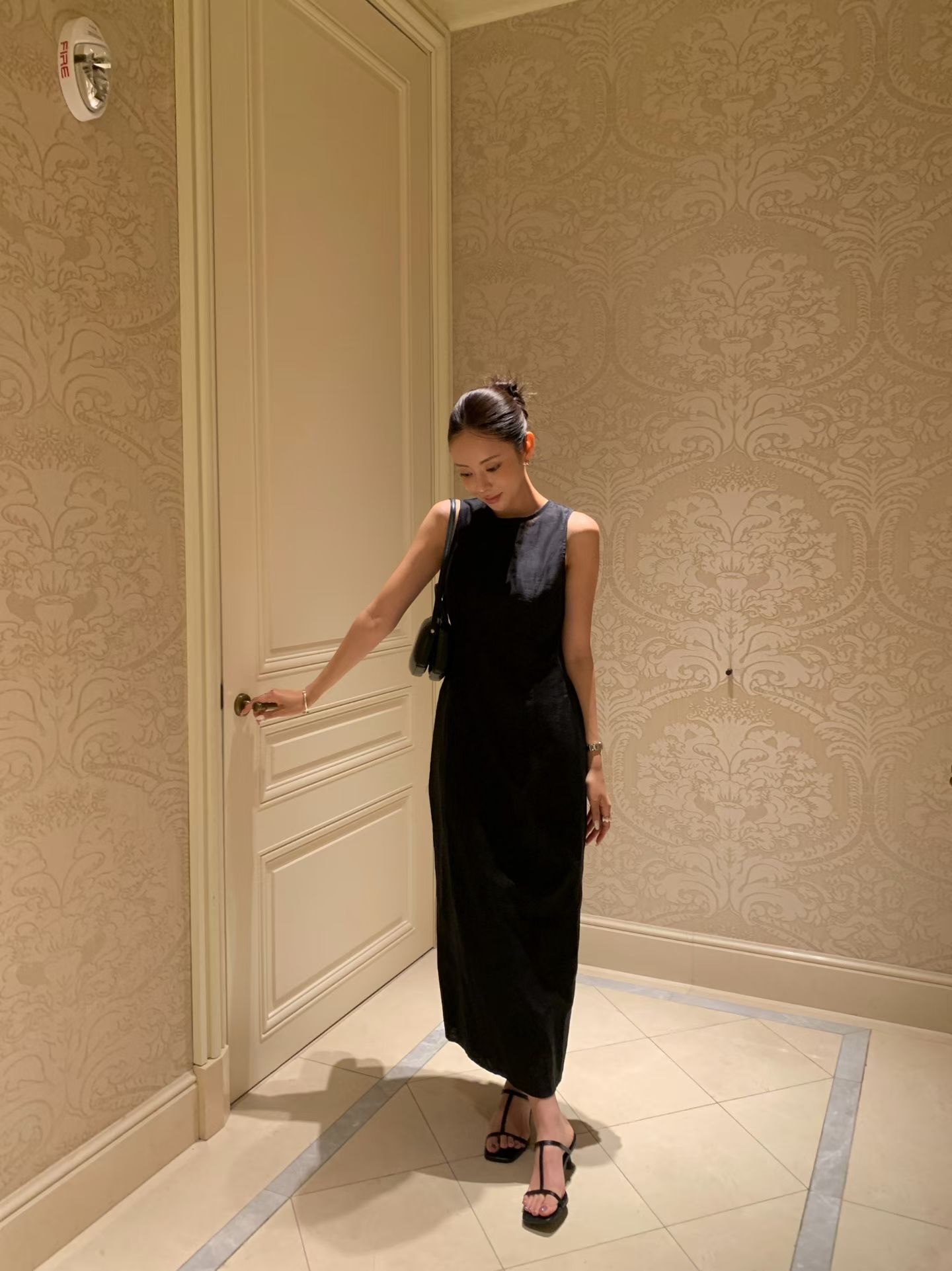 Elegant one piece long dress (with inner dress)