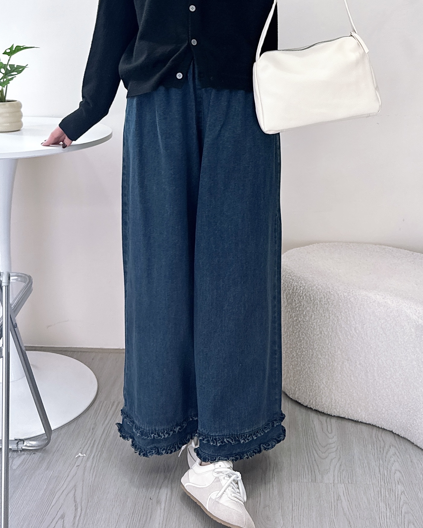 型格荷葉邊寬鬆闊褲 3色