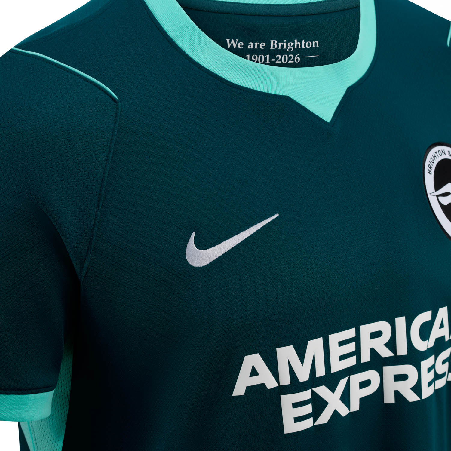 Nike Brighton & Hove Albion 白禮頓 2026-27 三客球迷版球衣 (可加印字章)