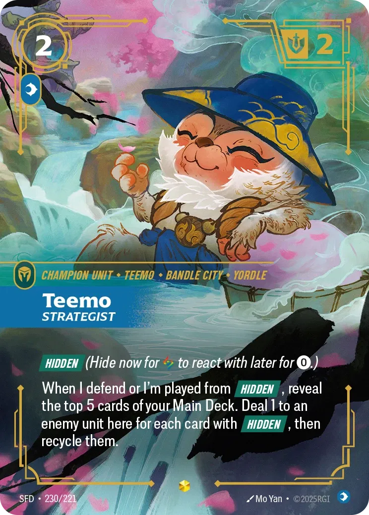 [ Spiritforged - Overnumber ] SFD-230/221 Teemo Strategist