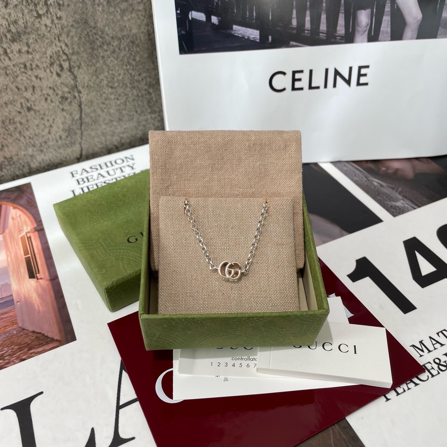 【預訂貨品】GUCCI Marmont 925銀手鏈