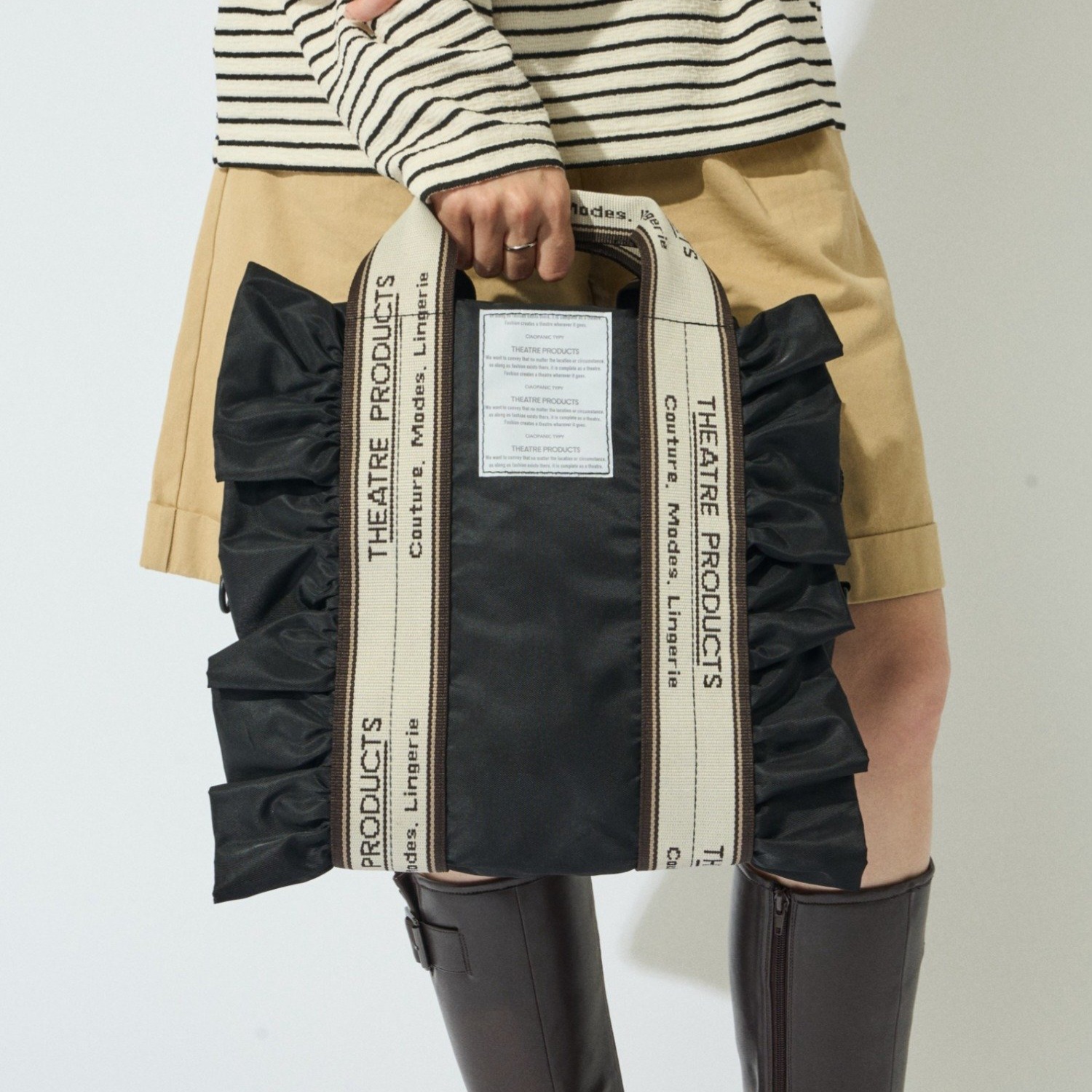 【✨️日本🇯🇵 pre-order THEATRE PRODUCTS 荷葉邊方形袋✨️】 【共3色 | 藍色/綠色/黑色】