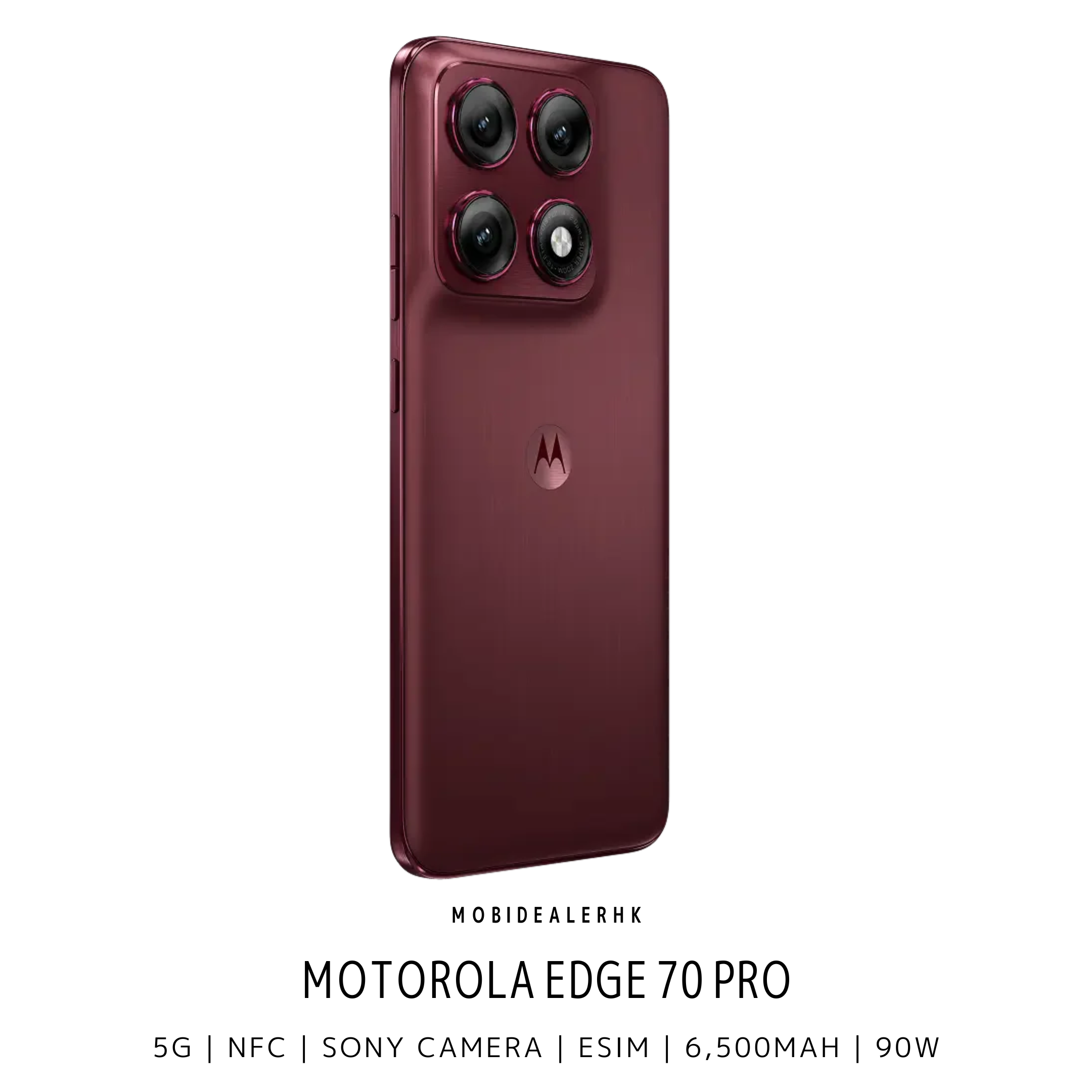 Motorola Edge 70 Pro | 5G | 智能手機 | 6500mAh 矽碳大電池 | Sony LYTIA 710 旗艦夜拍鏡頭 | IP68/IP69 雙防護