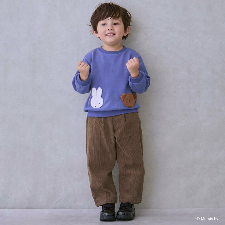 🇯🇵預訂 日本直送🇯🇵Petit Main x Miffy四色人物毛毛貼花衛衣