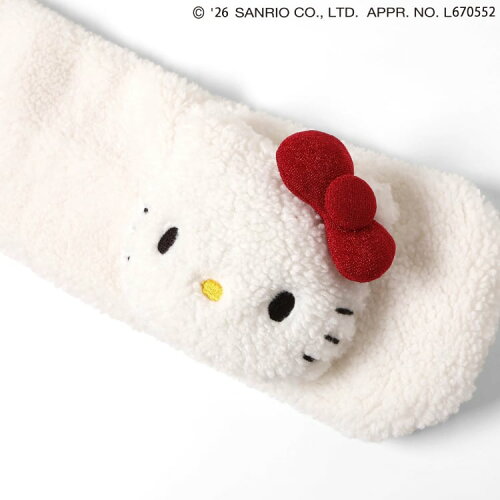 🆕【⭐訂購⭐】🇯🇵 日本直送 🌀 #Pompompurin / #Kitty 絨毛穿洞頸巾 🌀[ELJA-0174][261119]