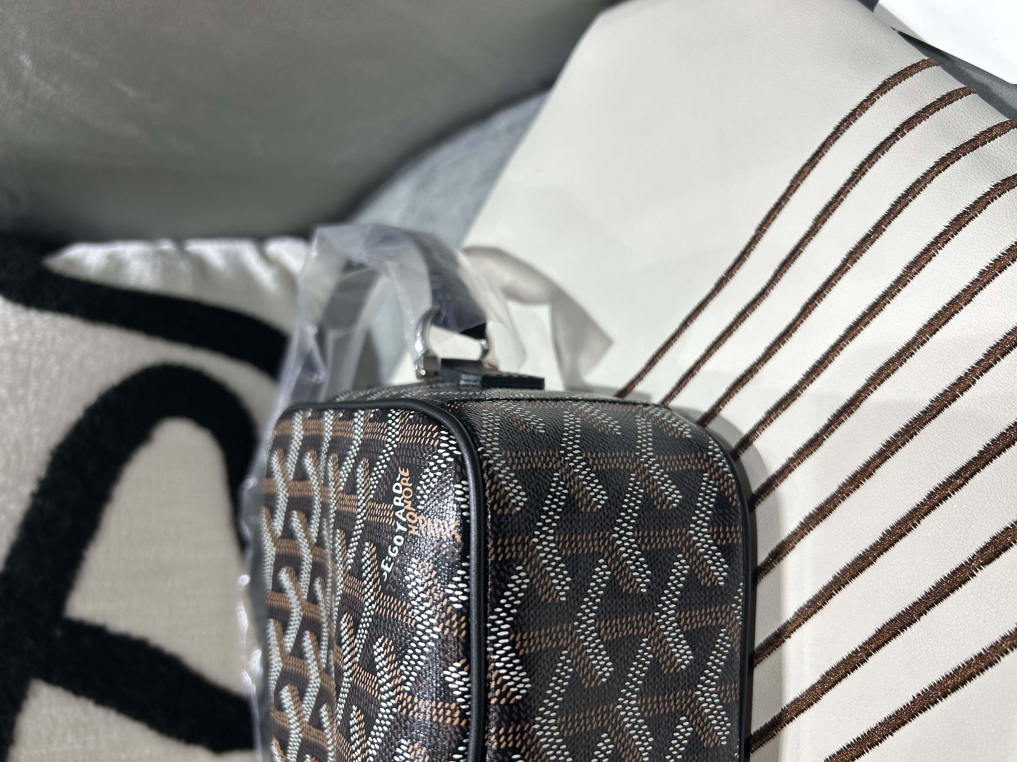 全新 Goyard cap vert pm bag NOIR 黑色camera bag  100%Authentic ,100%new ✅專門店收據✅dust bag✅紙袋