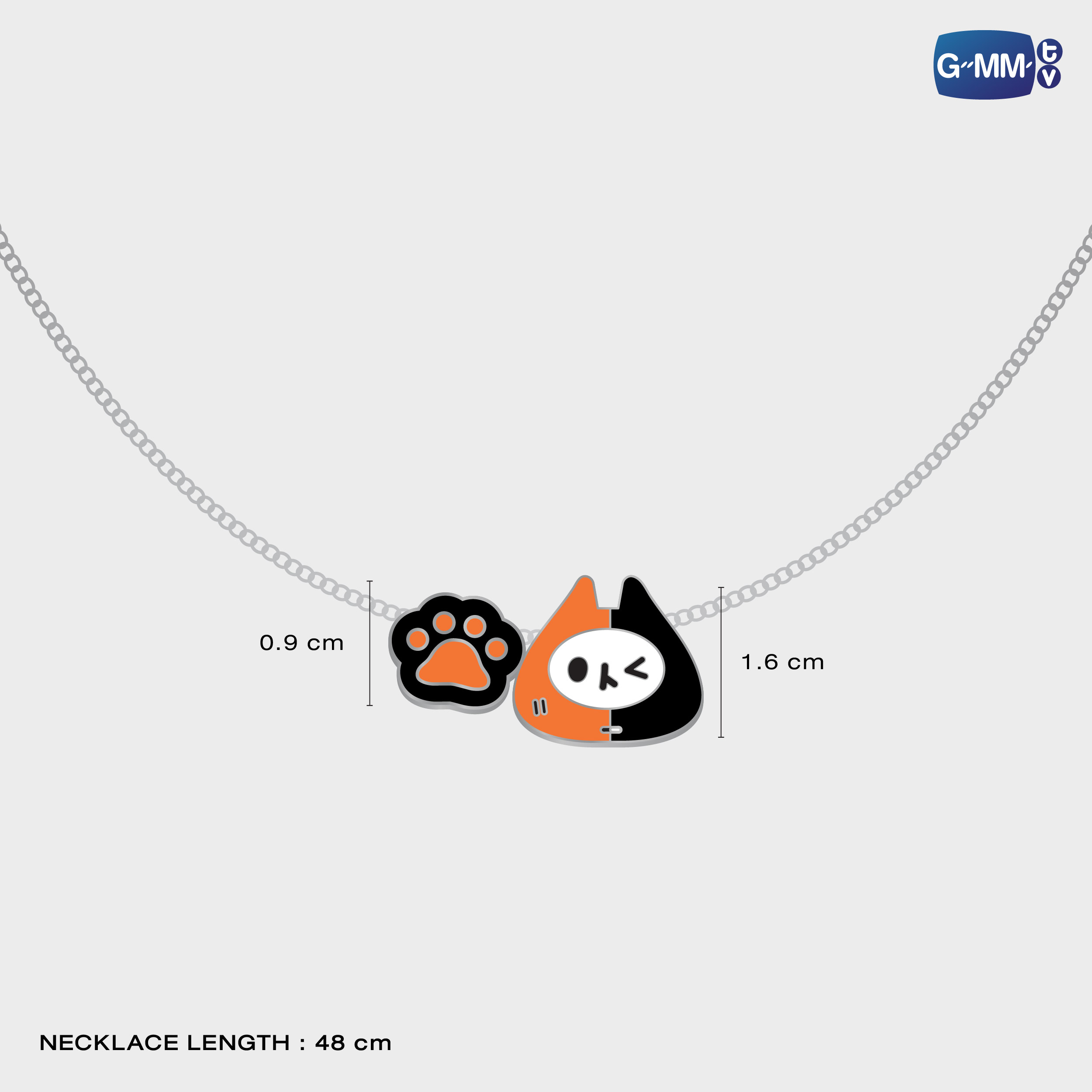 YUZU MUMU CHARM NECKLACE