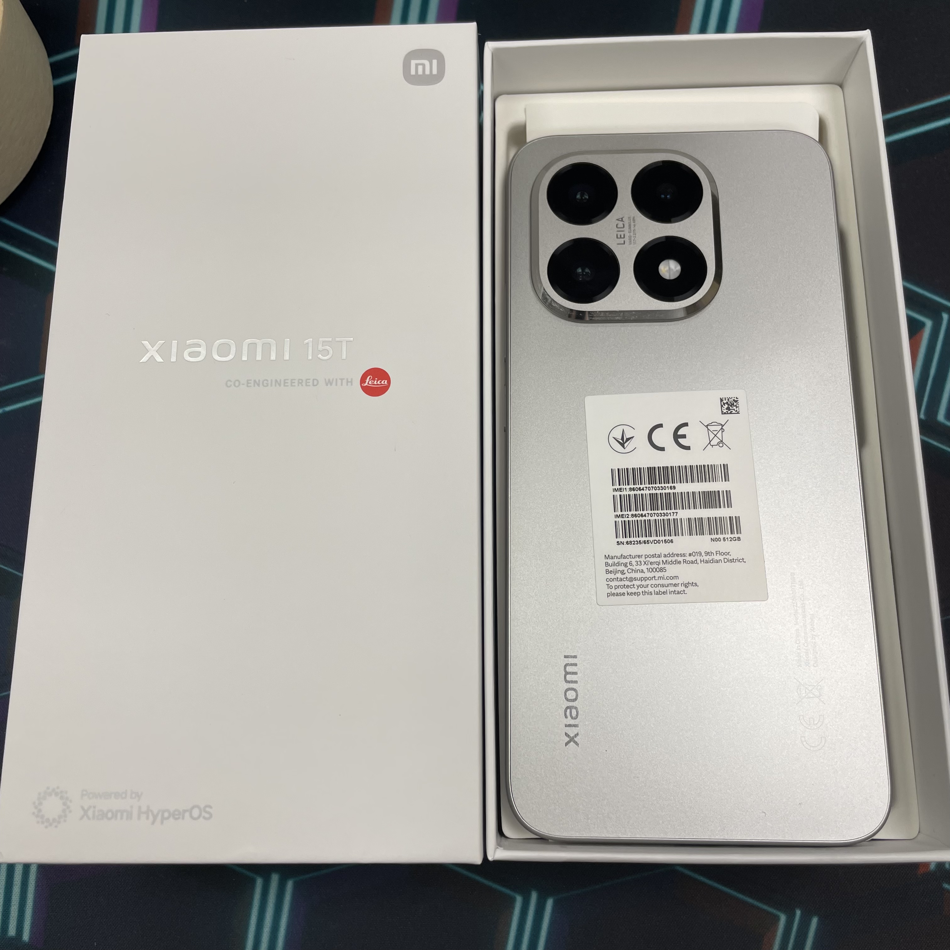 *6577 XiaoMi 15T 完美機 12+512GB 灰色 gray