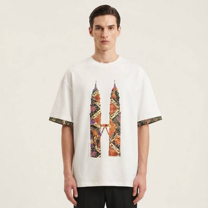 TS5330 - KLCC Twin Towers Batik T-Shirt 