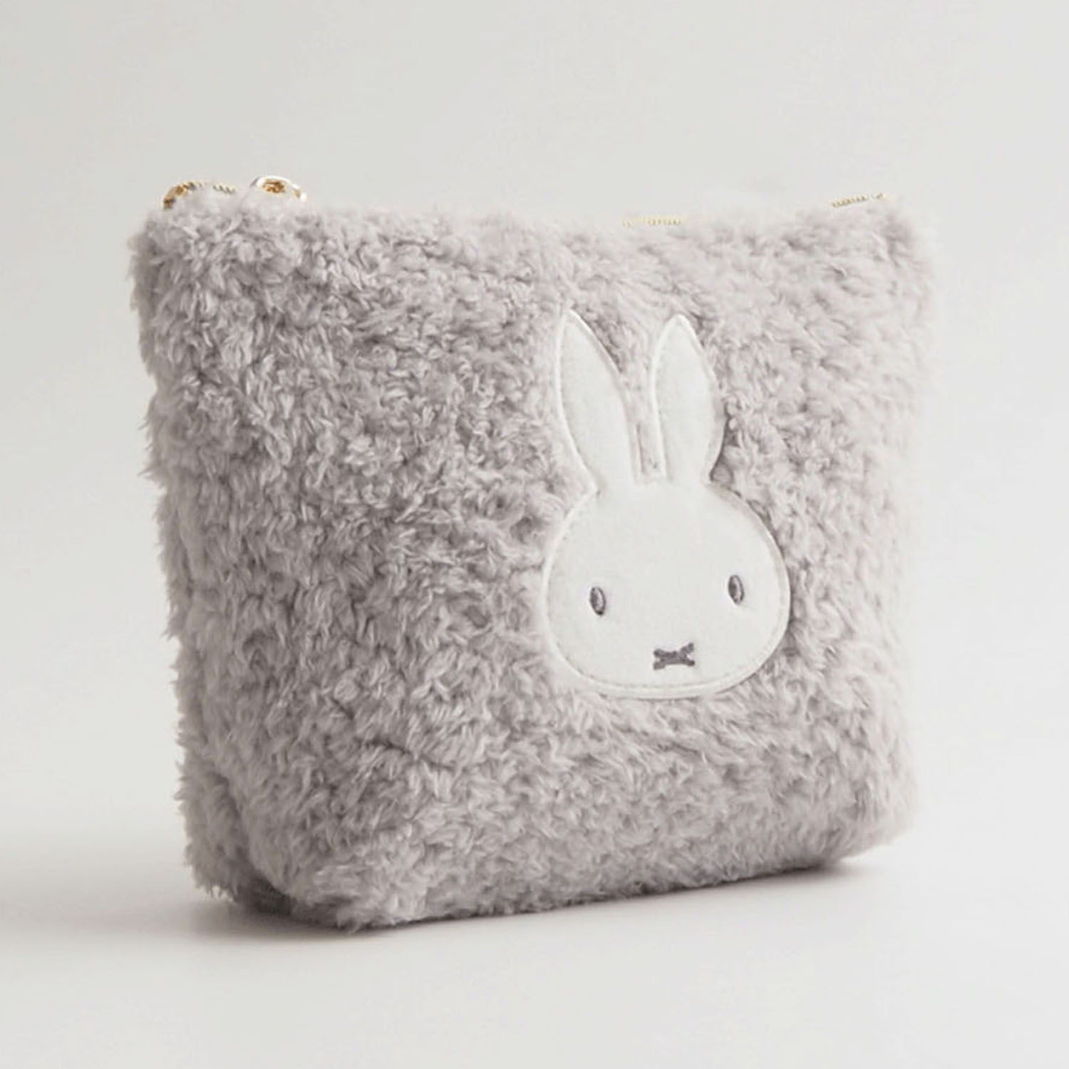Miffy - 毛絨小物包 (淺灰色大頭款)