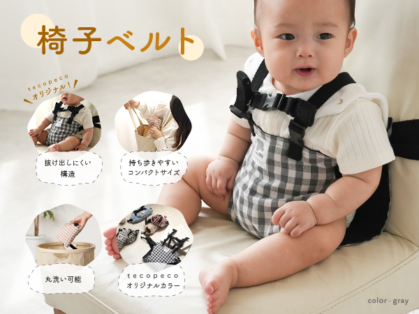 🇯🇵預訂 日本直送🇯🇵六色格紋嬰兒餐椅安全帶Baby Chair Belt