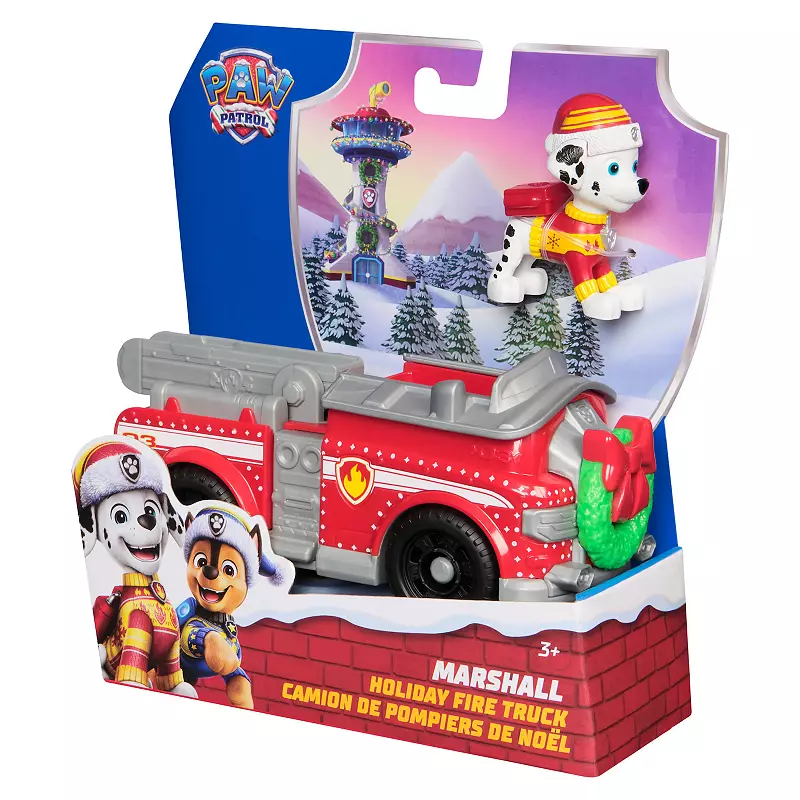 Paw Patrol 汪汪隊 Marshall Holiday Fire Truck 聖誕消防車玩具套裝 兒童玩具車 3歲+｜Model No. 待補