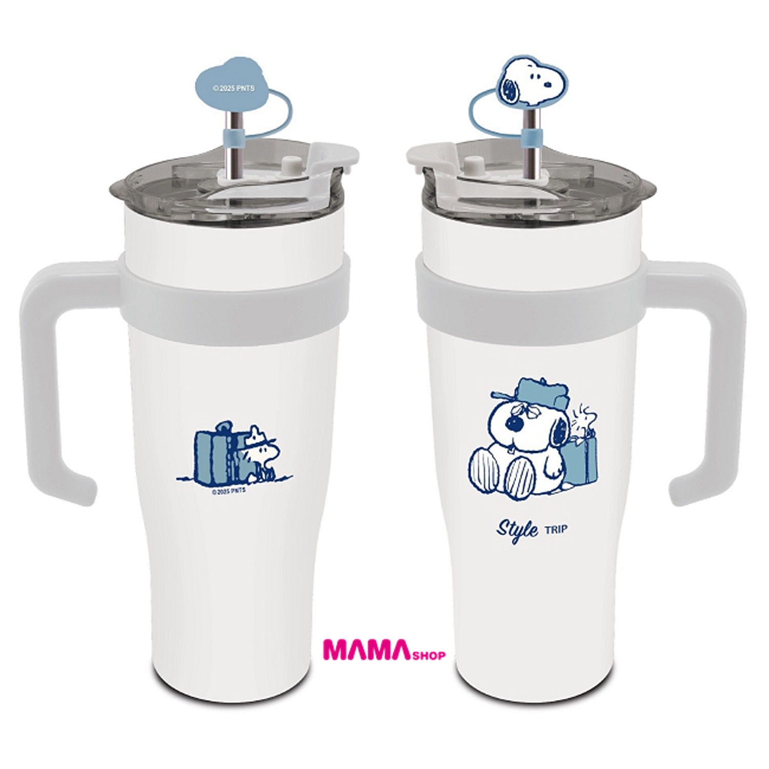 台灣直送史努比品味時光 1100ml 手把式冰霸杯