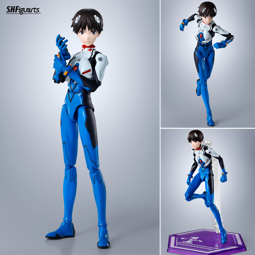 (預訂訂金 $100) (總價 $392) Bandai S.H.Figuarts EVA 新世紀福音戰士 碇真嗣 (行版) SHF Evangelion Shinji