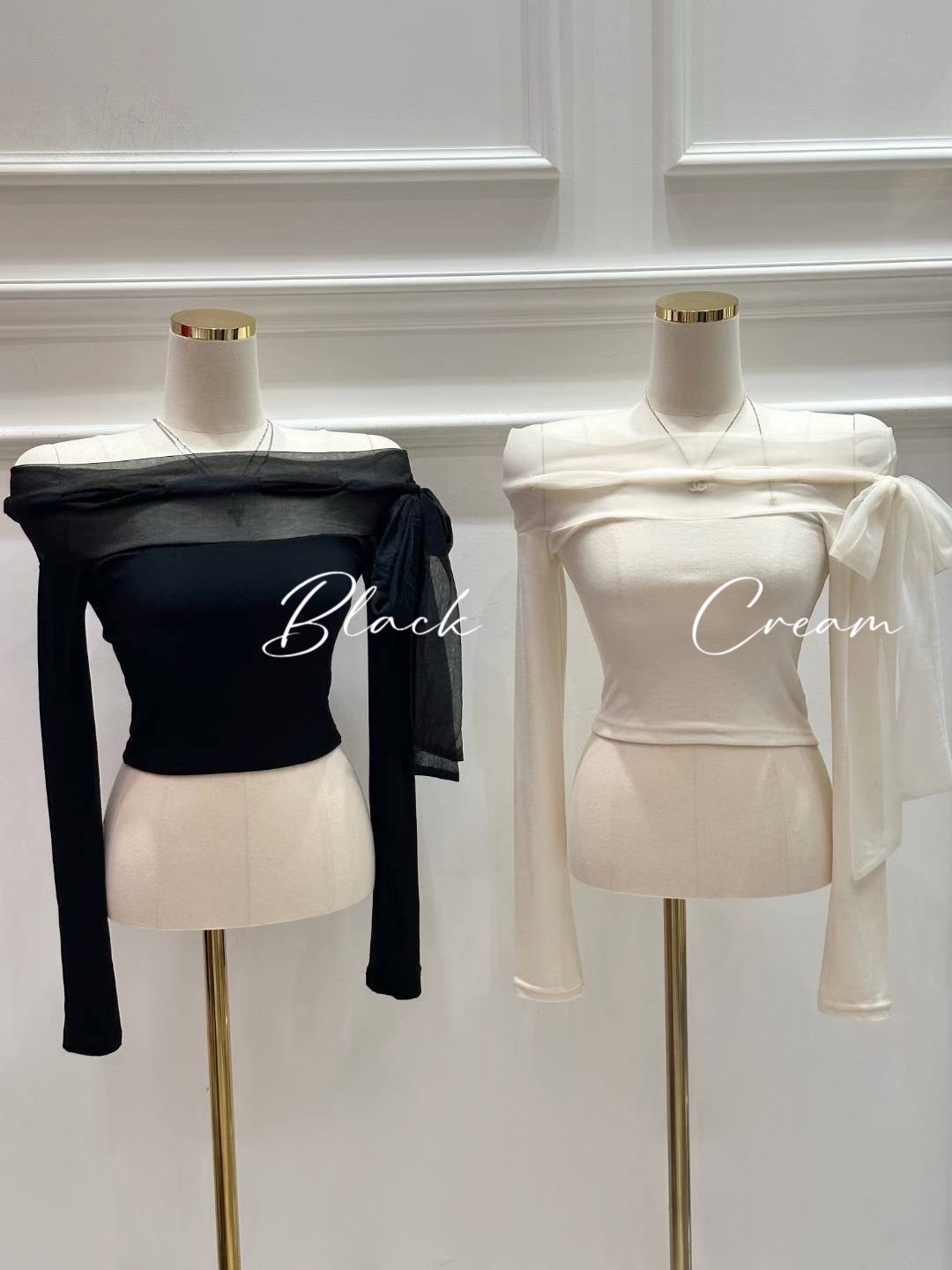 ✨Lace-up Sheering Top *Special price*