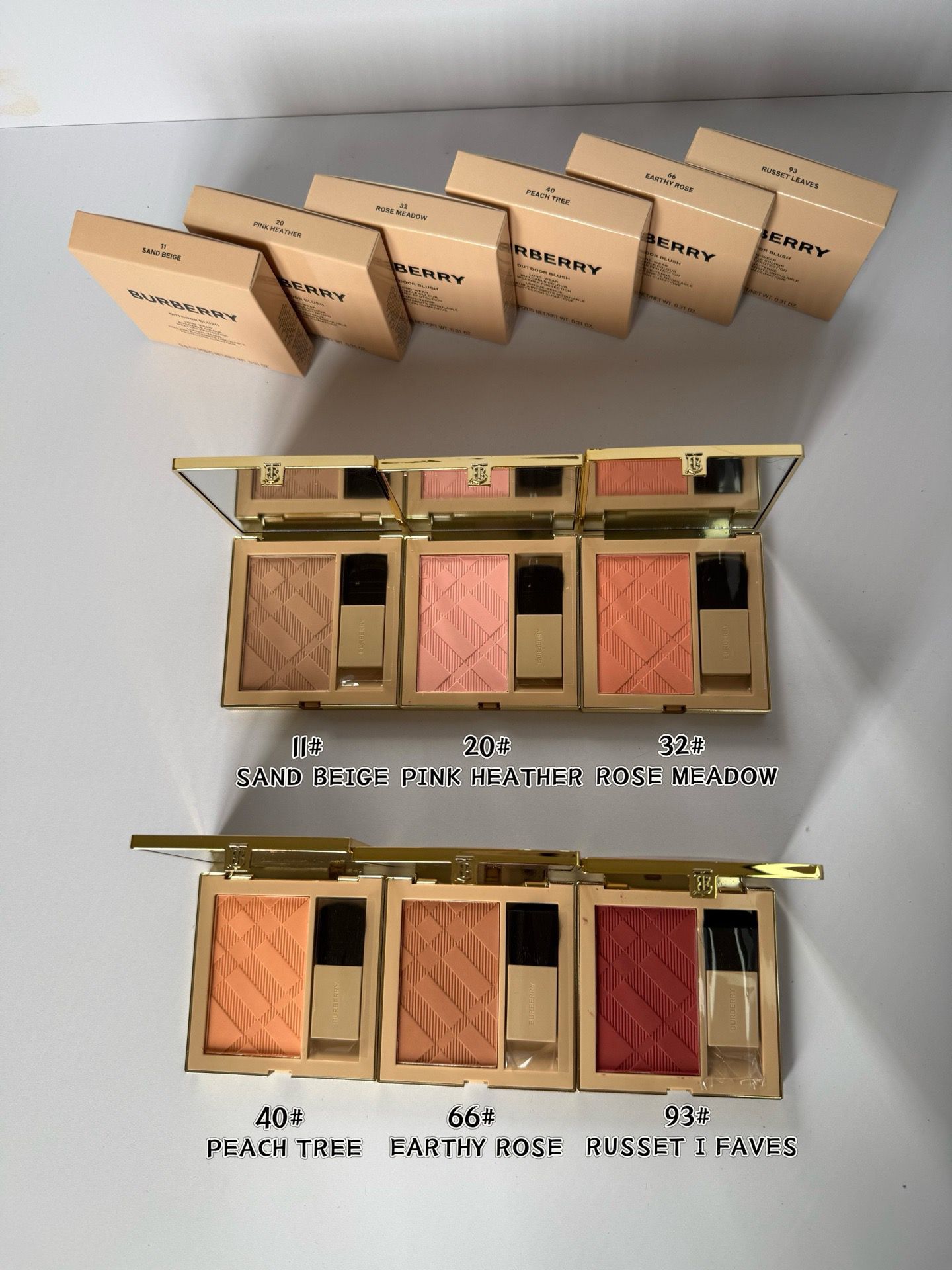 Burberry巴寶莉格紋單色胭脂9g