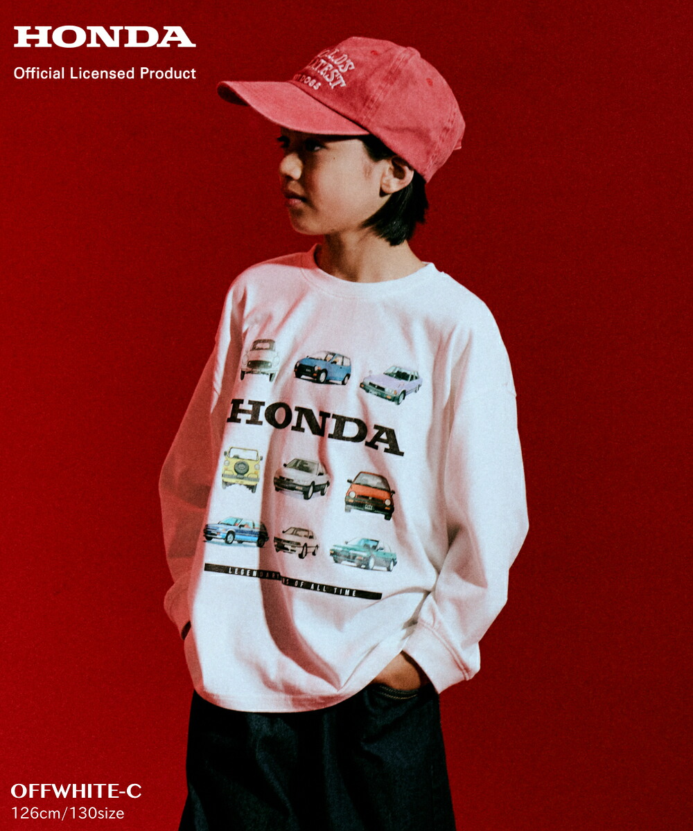 🆕【⭐訂購⭐】日本直送 🇯🇵🌀#HONDA #本田 復古風圖案 印花 長袖T恤［6款選］🌀[ELHA-0063][260916]