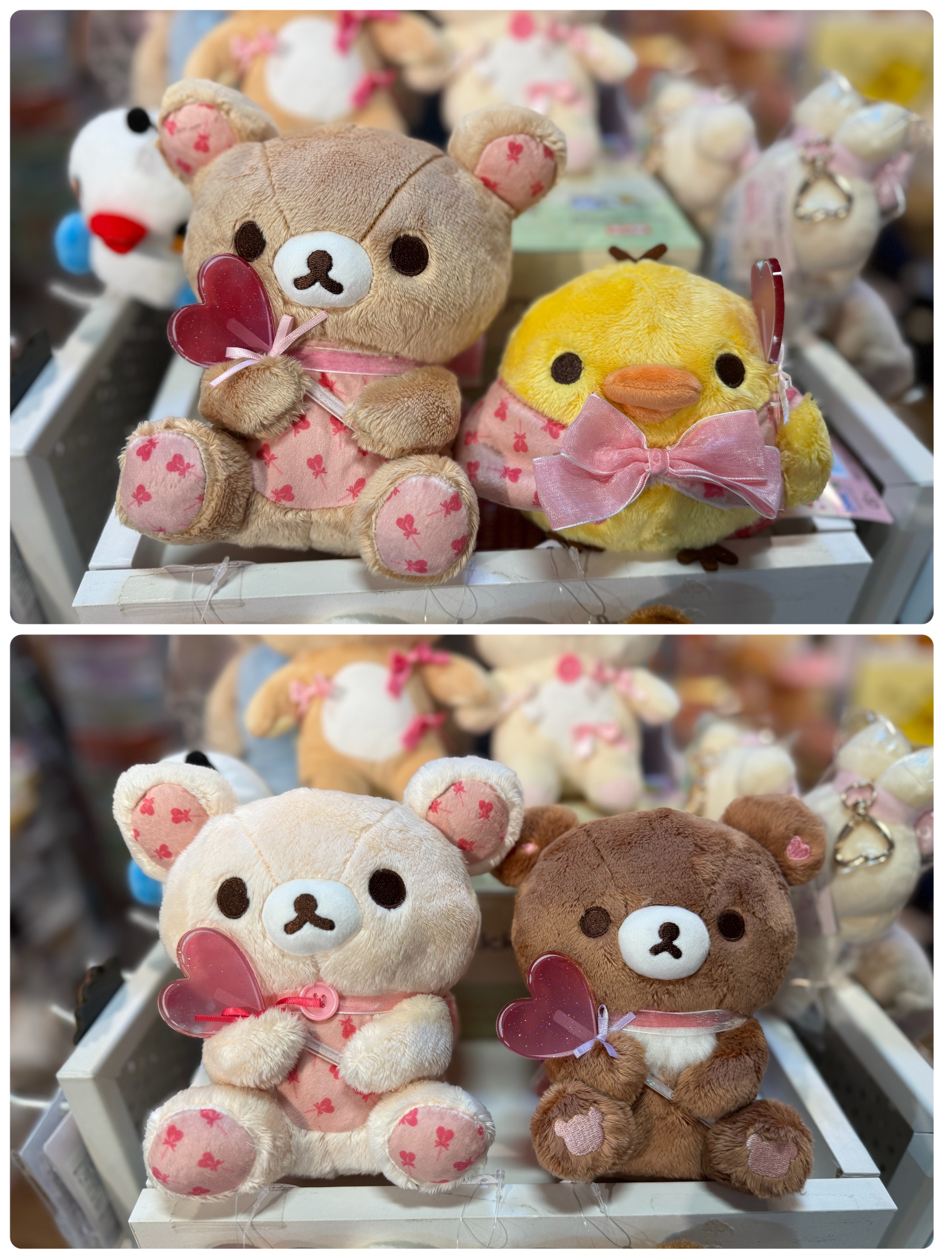 《現貨》全新日本專店限定 Rilakkuma情人節造型公仔