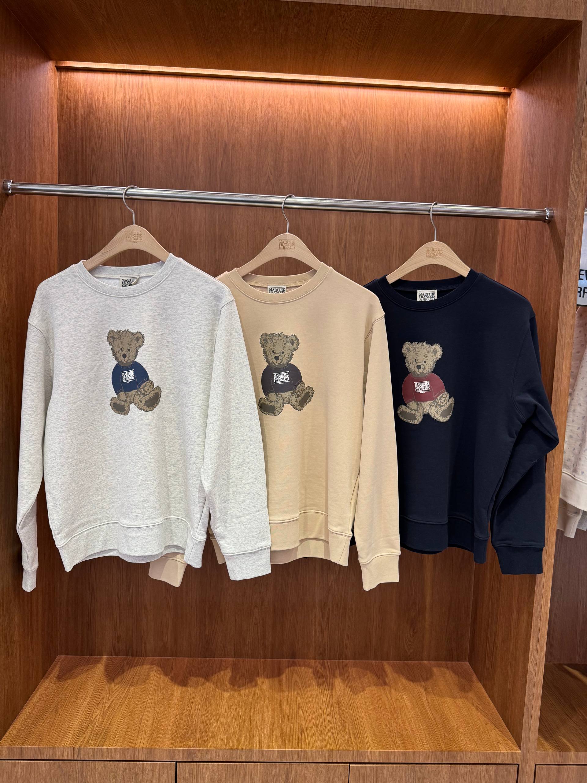 🇰🇷Marithe 长款小熊卫衣✨