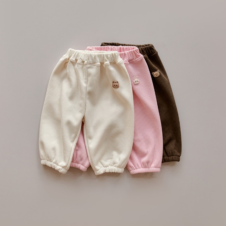 25F/W DTD愛心連連串系列💕-燈芯絨羊羔加絨褲 130