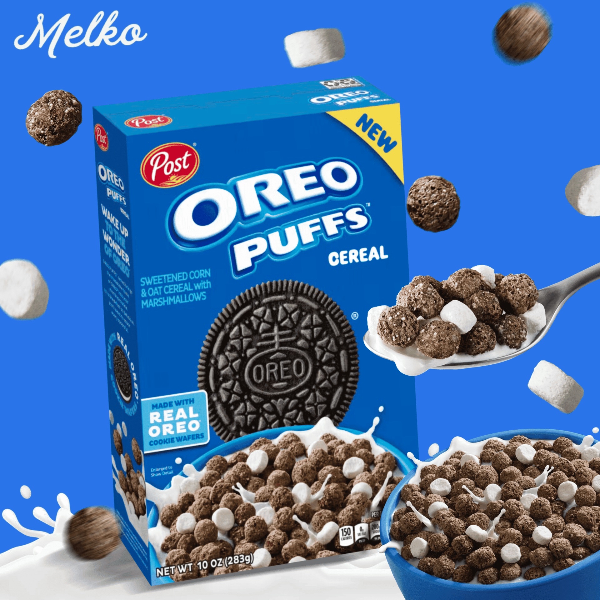 美國直送 OREO PUFFS 巧克力棉花糖穀物脆球 283g 美國限量零食 🇺🇸 