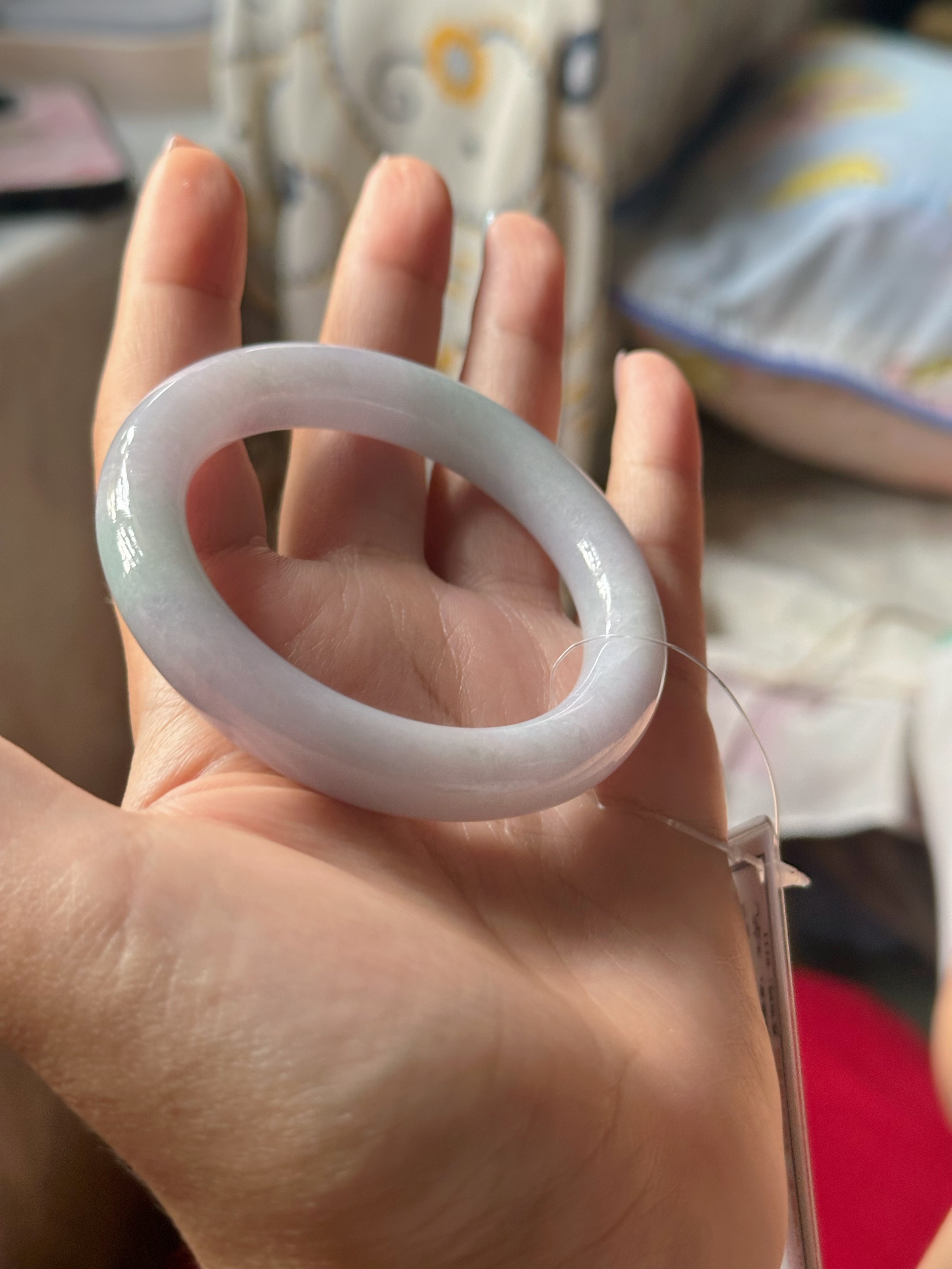 52圈口 淡紫圓條