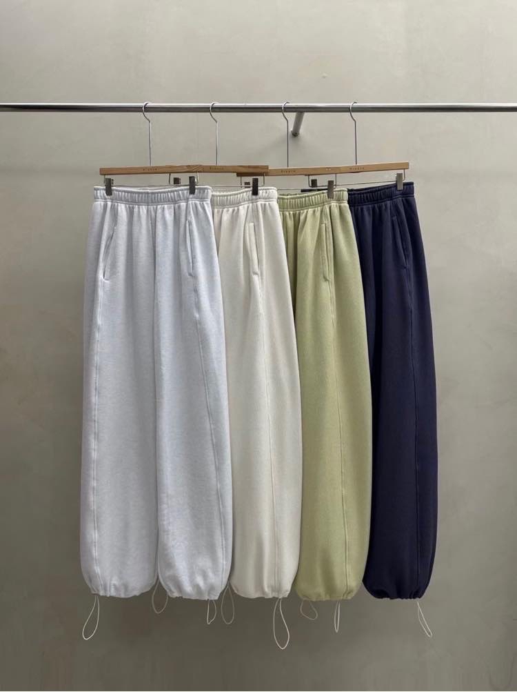 221055 暗格紋索腳布褲