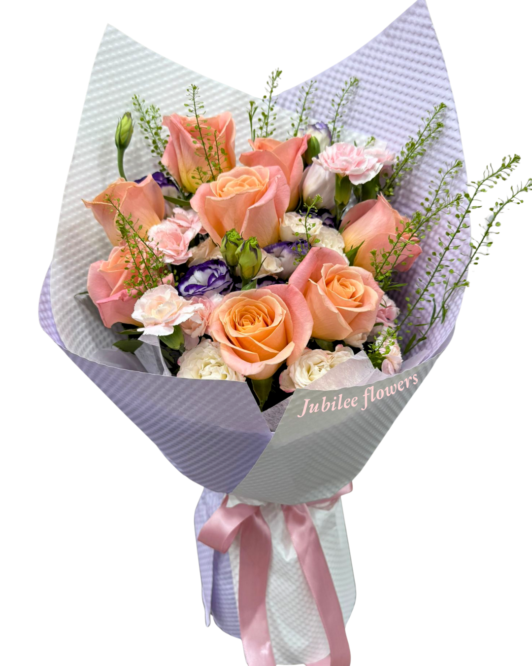 母親節 朱小姐玫瑰 康乃馨混合花束