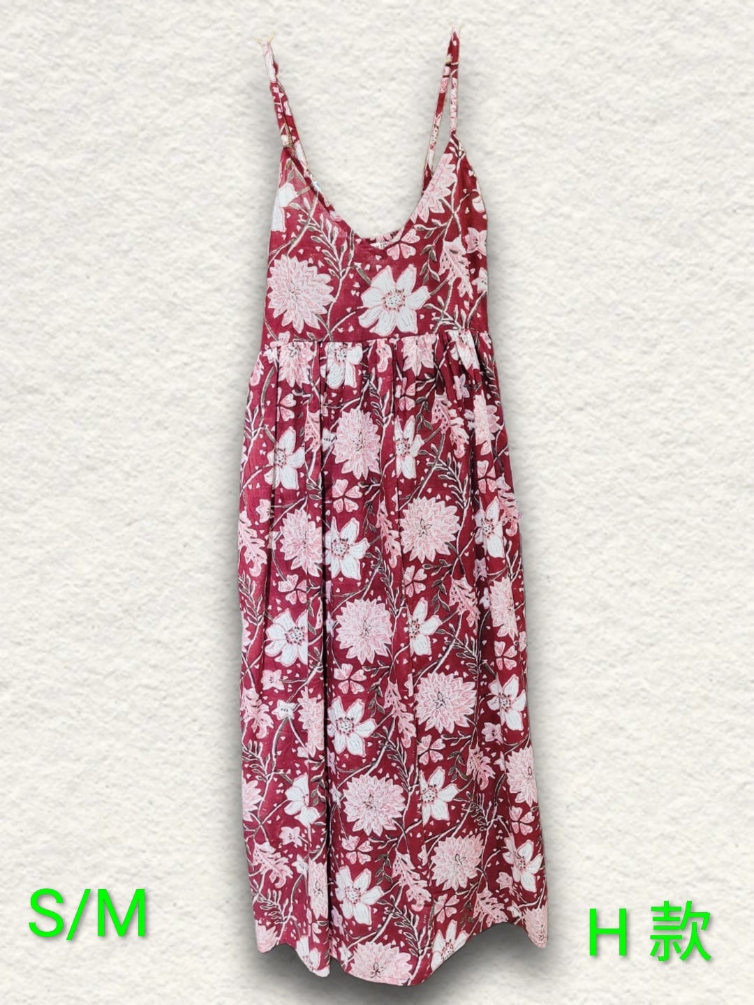 印度木刻印花背心裙