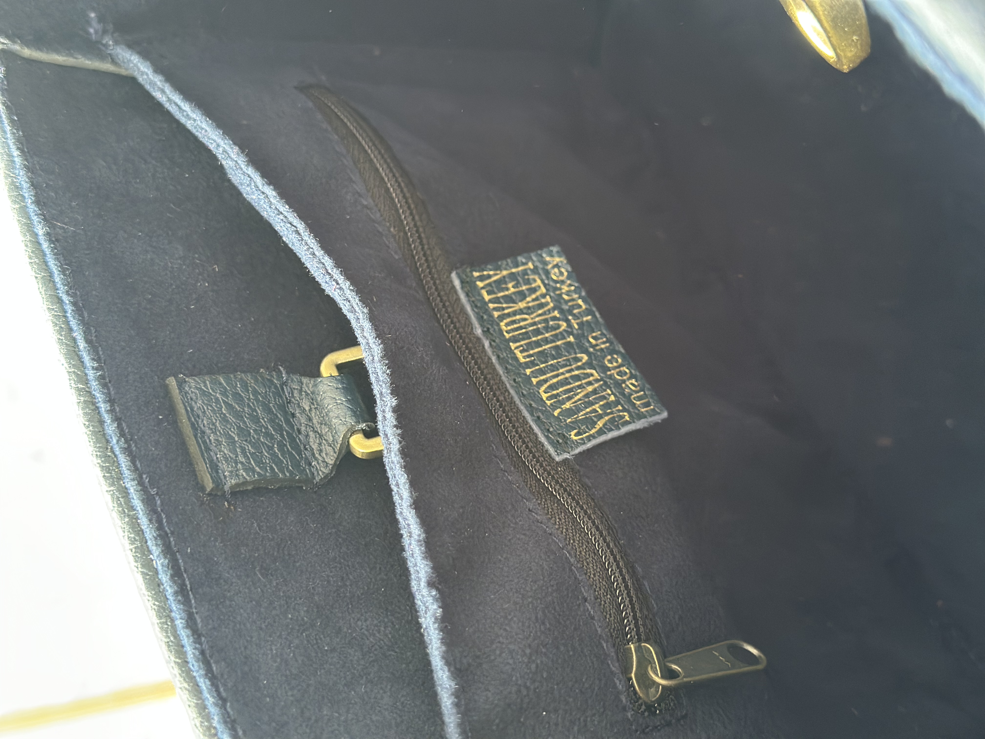 K21 土耳其真皮地氈手袋（深藍色）