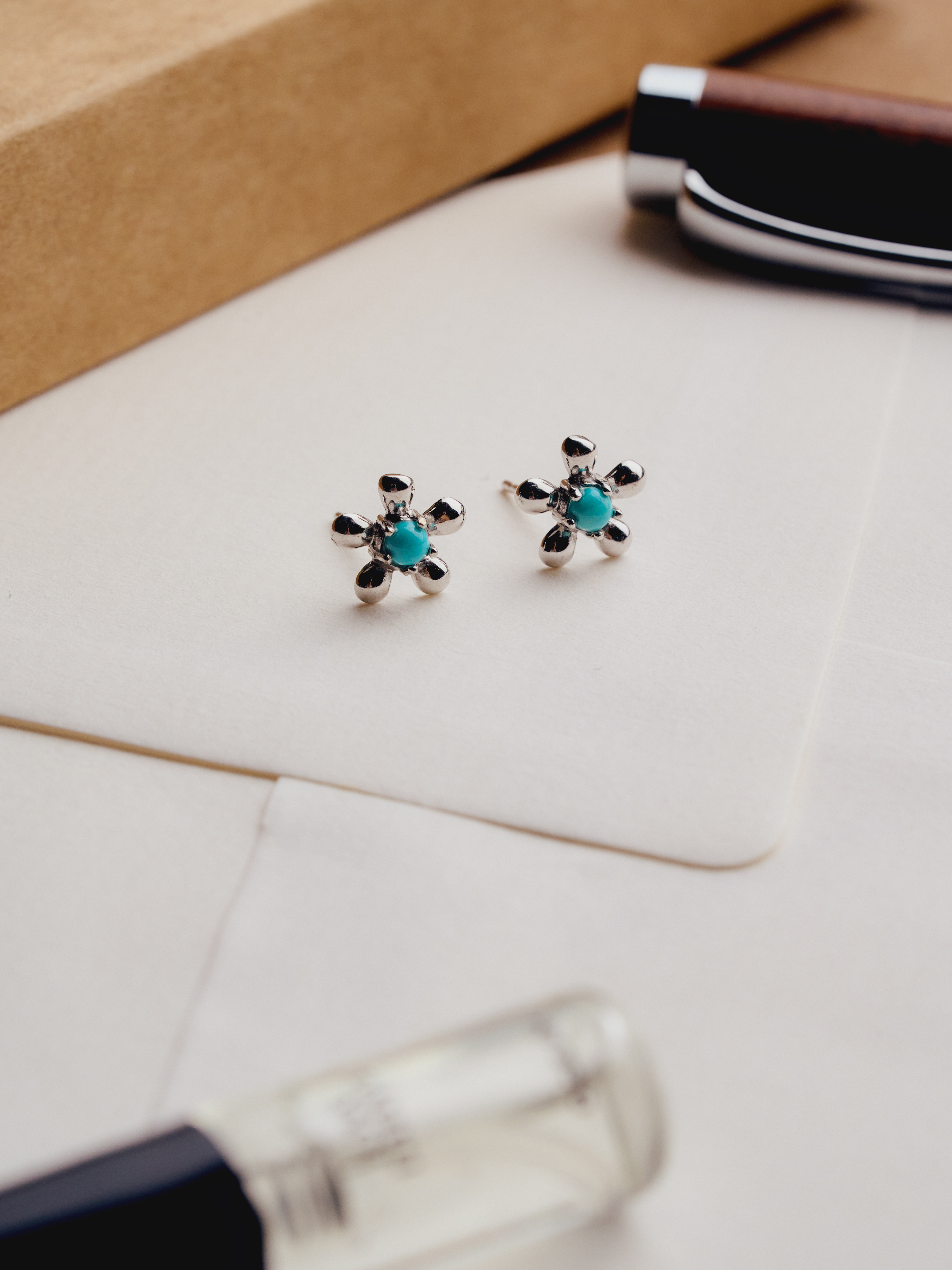 Nomad Blue Earring