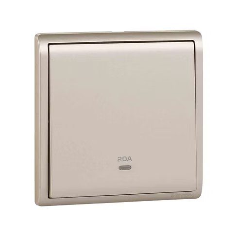 施耐德 Pieno 沉醉金 20A單位 燈曲