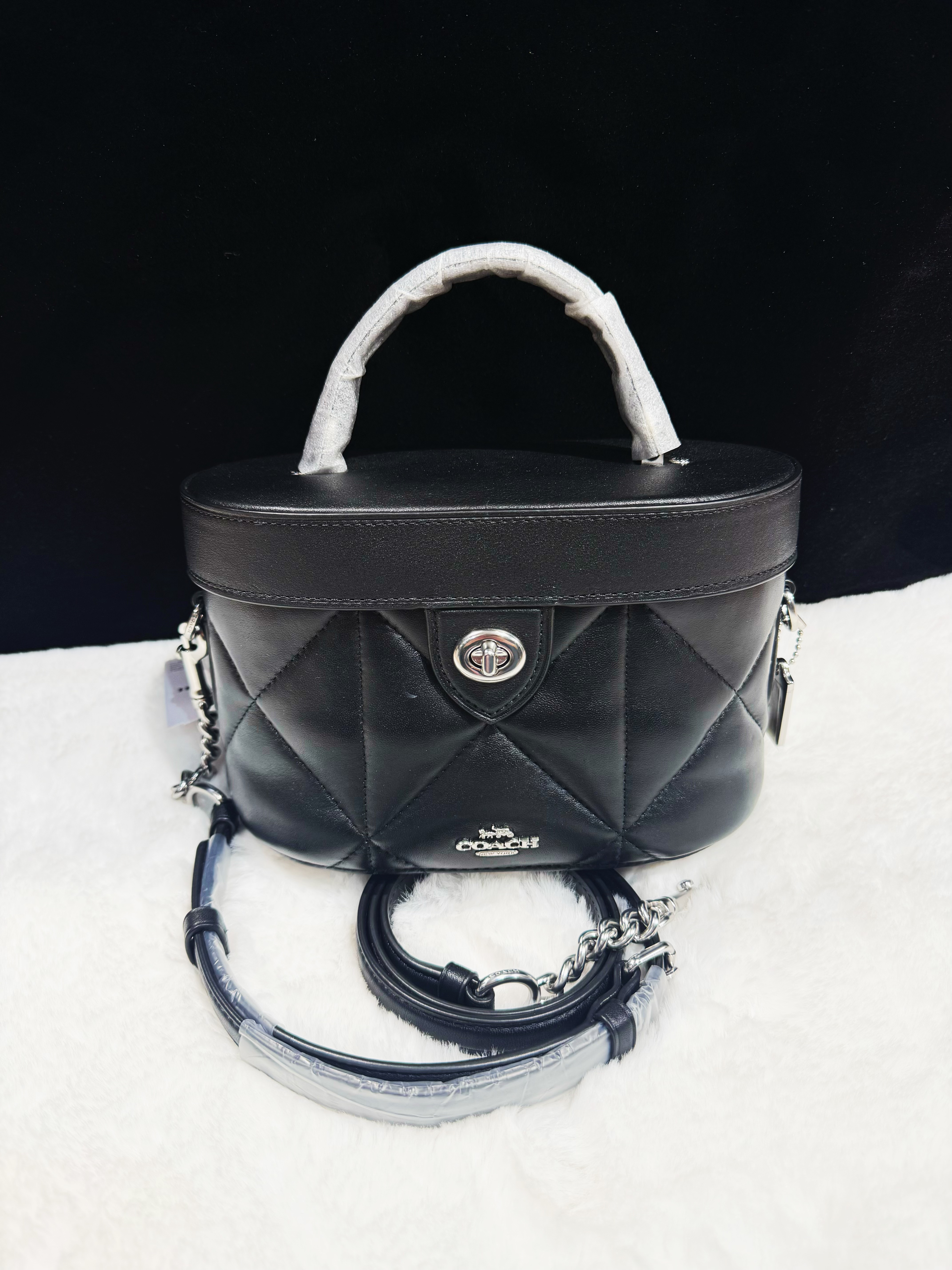 Coach Kay box quilted/blk
