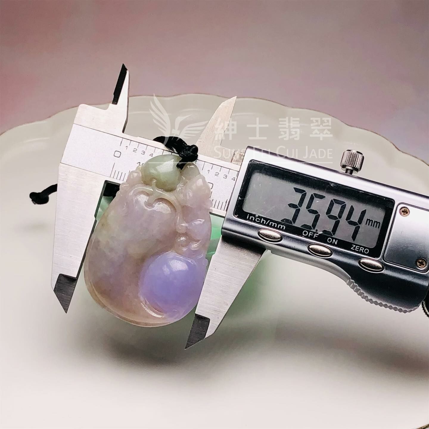 紫蘿蘭福鼠掛件