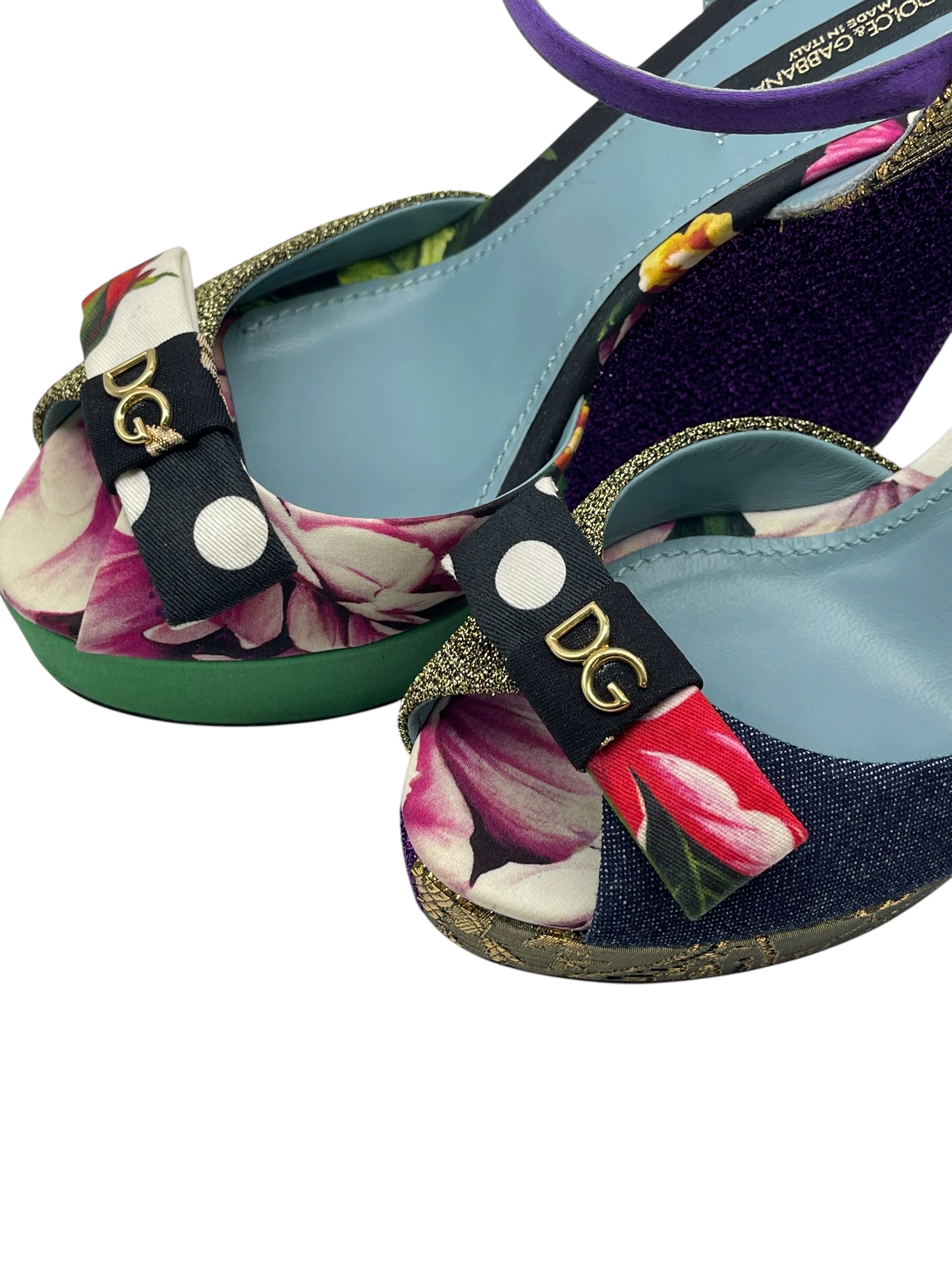 Pre-owned Dolce & Gabbana Patchwork Wedge / Product Code: 070806